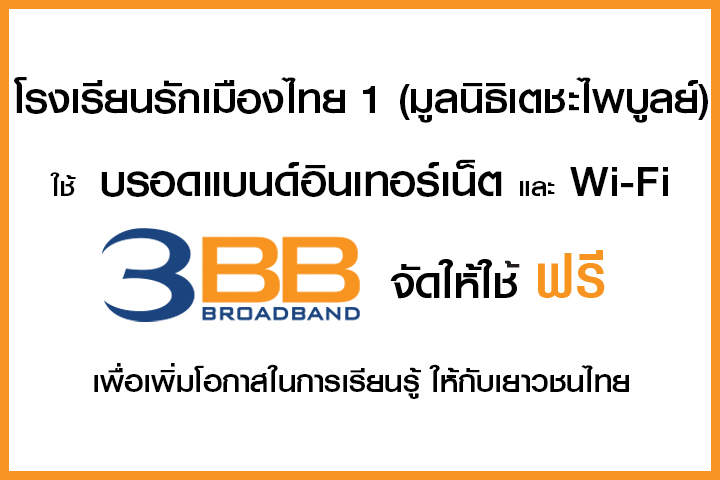 <p>3BB จังหวัดนครราชสีมา ส่งมอบอินเทอร์เน็ตในโครงการ "บรอดแบนด์อินเทอร์เน็ต เพื่อการศึกษาฟรี"</p>